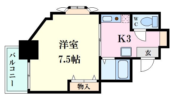 比治山エコテラスの物件間取画像