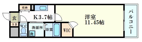 ロアール松川町の物件間取画像