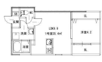 アドバンス七軒茶屋の物件間取画像