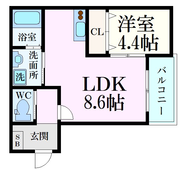 アドバンス舟入南の物件間取画像