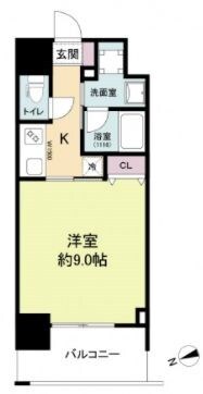 LaSante河原町（旧：S-RESIDENCE河原町）の物件間取画像