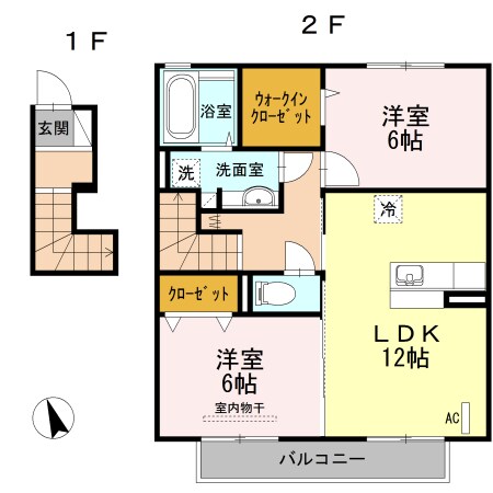 ファミーユＫ・Ｉの物件間取画像