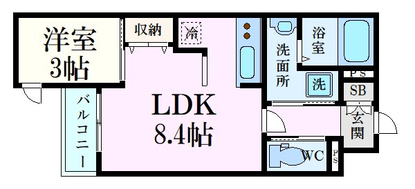 月光安芸中央の物件間取画像