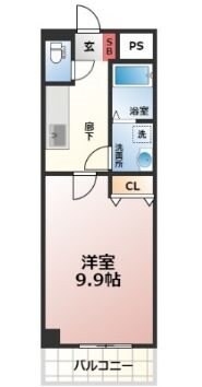 ENISHU己斐本町の物件間取画像