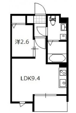 コンフォート江波南の物件間取画像