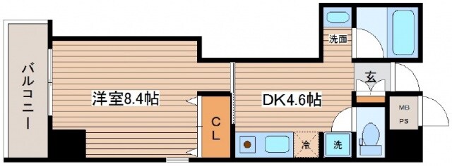 センテニアル東平塚の物件間取画像