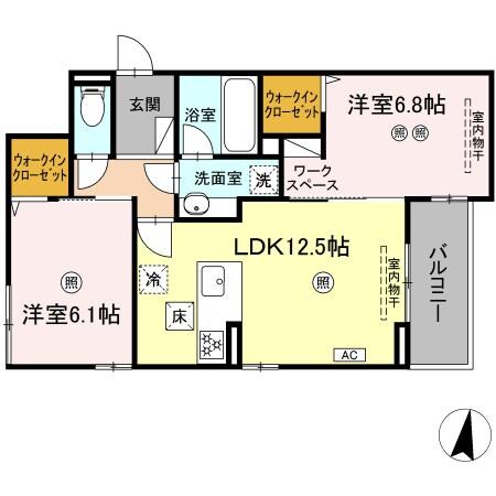 ファミールＭＮＫの物件間取画像