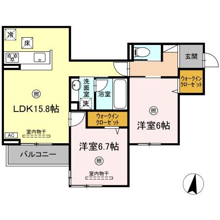 ファミールＭＮＫの物件間取画像