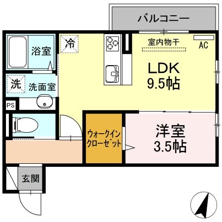 メヌエットの物件間取画像