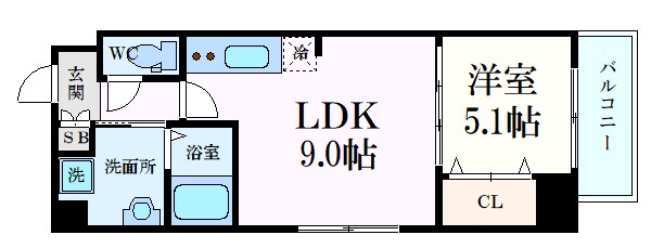 ソレジアートの物件間取画像