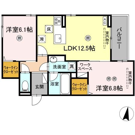 ファミールＭＮＫの物件間取画像