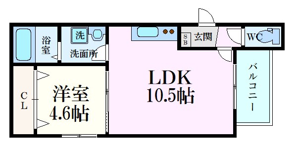 リタリッチ弐番館の物件間取画像