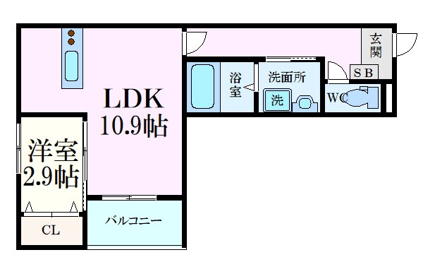 リタリッチ弐番館の物件間取画像