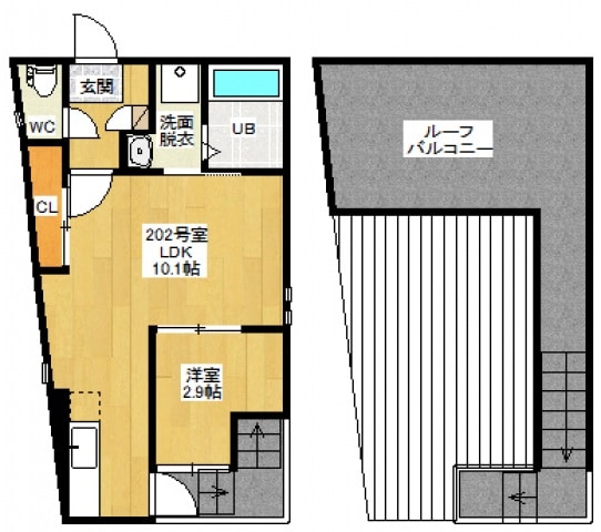 Grandtic 東高須の物件間取画像