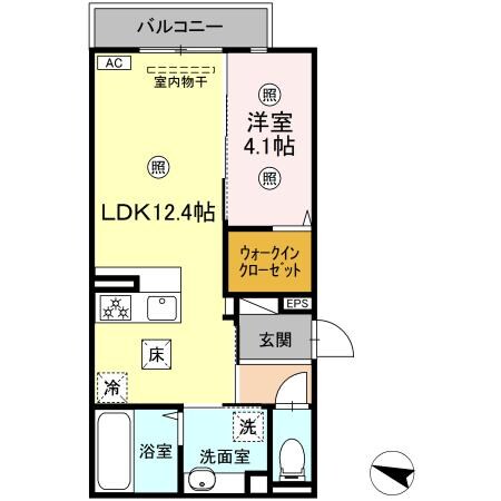 オリーブ東雲本町の物件間取画像