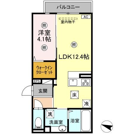 オリーブ東雲本町の物件間取画像