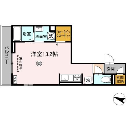 オリーブ東雲本町の物件間取画像