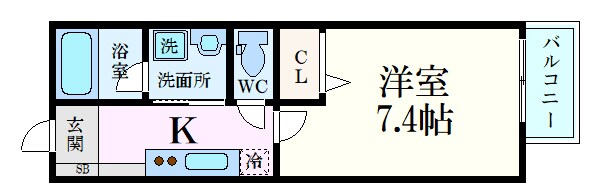 CASACOZY山根町の物件間取画像