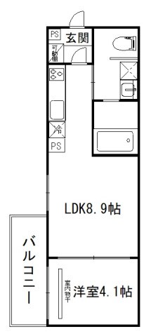 plano祇園の物件間取画像