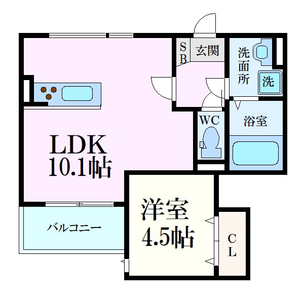 Anmut　廿日市(アンムート)の物件間取画像