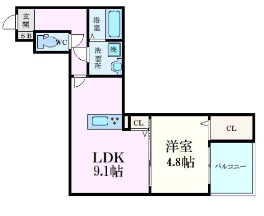 Anmut　廿日市(アンムート)の物件間取画像