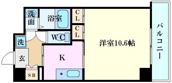 ディアメゾン十日市の物件間取画像