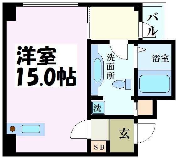 レガシービルの物件間取画像