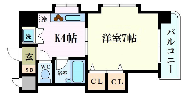 ベルレージュ二葉の里の物件間取画像