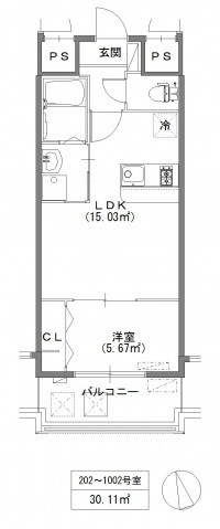 Lion鶴見の物件間取画像