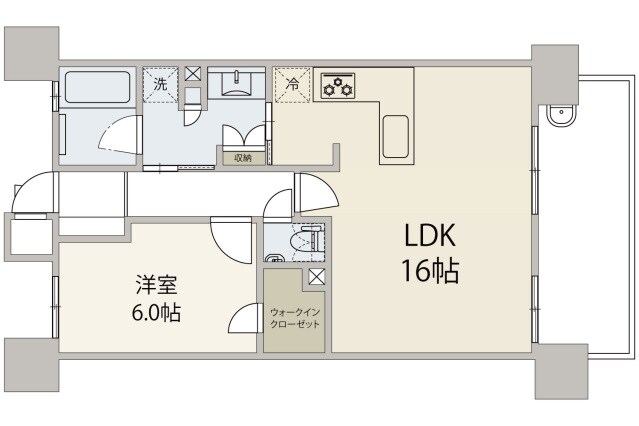 グランテリオス舟入中町の物件間取画像