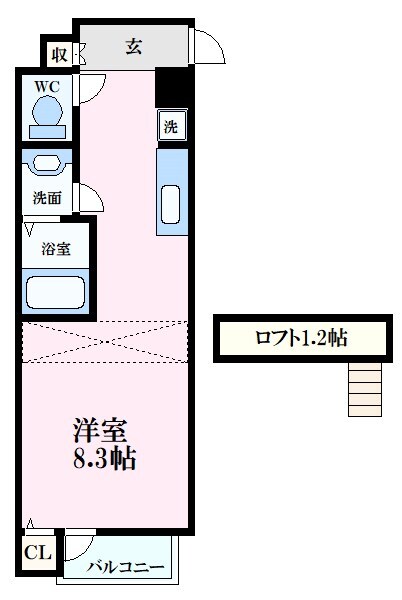 エクセリア小町の物件間取画像