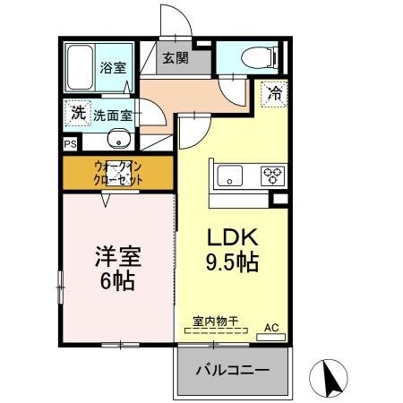 アヴァンティ矢賀の物件間取画像