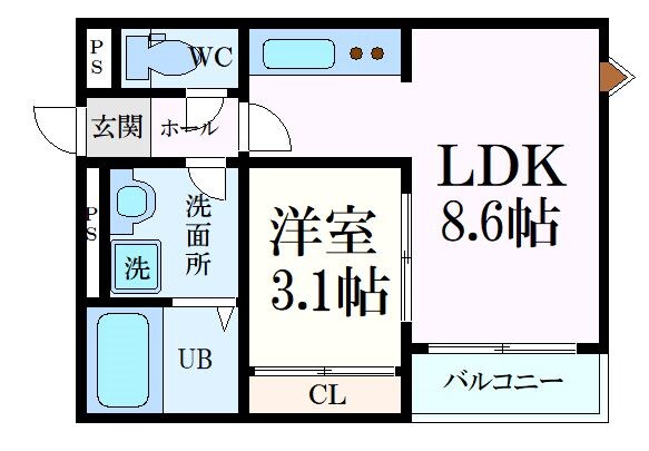 REGALEST 五日市駅前の物件間取画像