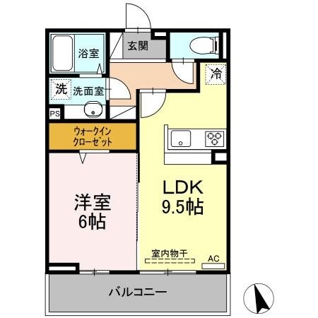 アヴァンティ矢賀の物件間取画像