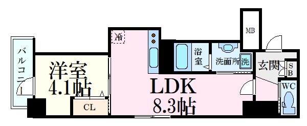 月光呉本町ツインタワーアインス（壱番館）の物件間取画像