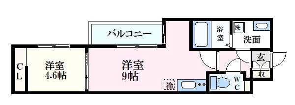 セブンプロート江波本町I（南側）の物件間取画像