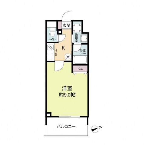 LaSante河原町（旧：S-RESIDENCE河原町）の物件間取画像