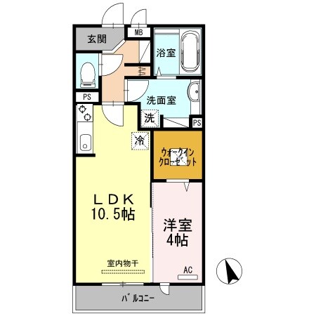 エリタージュの物件間取画像