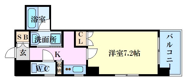 ジェイシティ八丁堀の物件間取画像