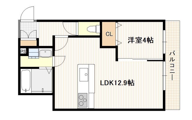 エルバフの物件間取画像