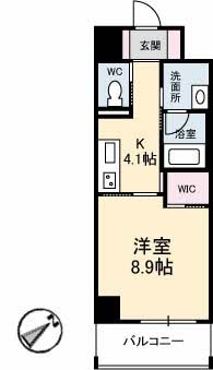 ヴィラシオン段原南の物件間取画像