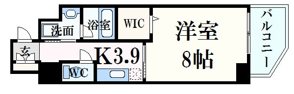 観音ヒルズの物件間取画像