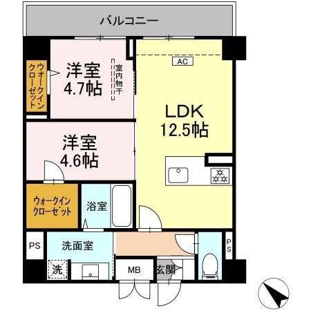 ヴィラ　ひまわりの物件間取画像