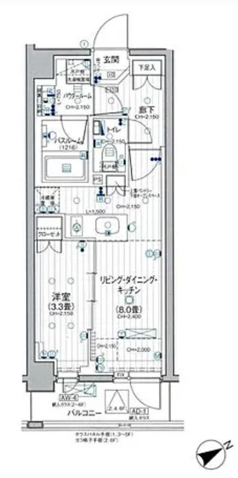 デュオステージ下落合の物件間取画像