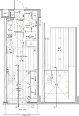 PREMIUMCUBEG北新宿DEUXの物件間取画像