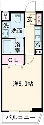 Alivis新江古田の物件間取画像