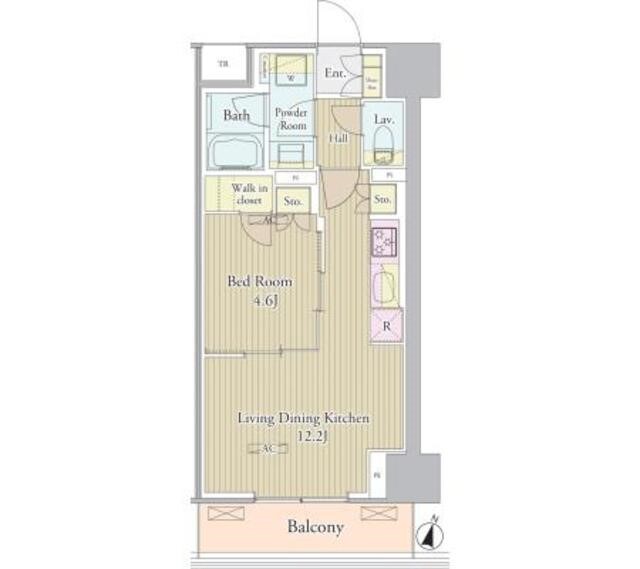 高田馬場駅 徒歩8分 9階の物件間取画像