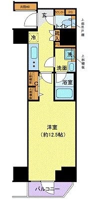 ディアレイシャス池袋の物件間取画像