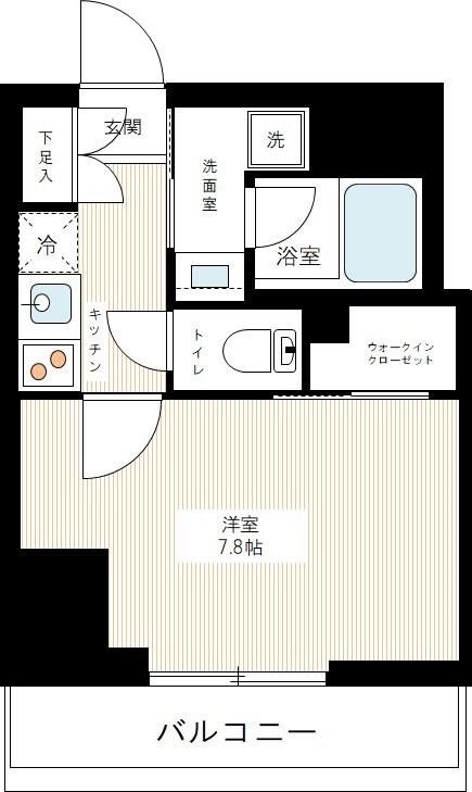 大塚駅 徒歩6分 2階の物件間取画像