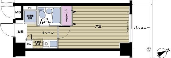 フェニックス高田馬場の物件間取画像